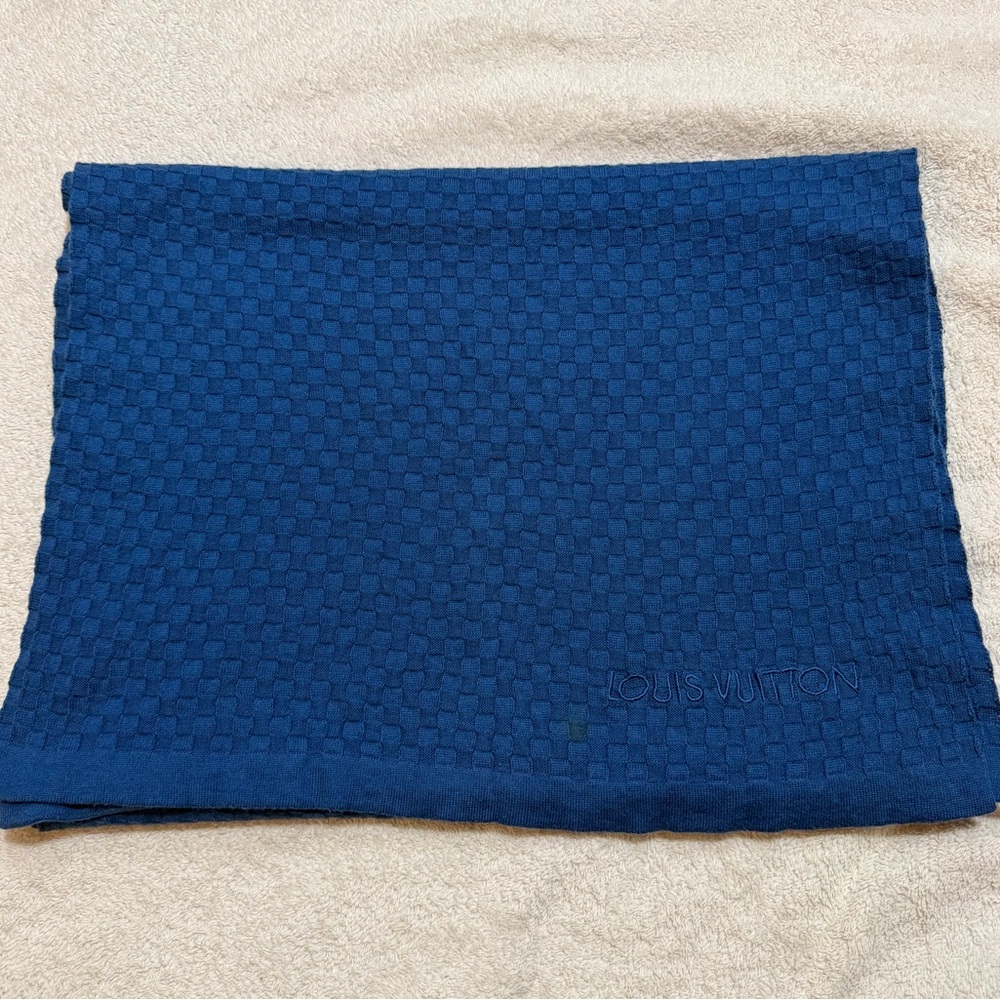 Louis Vuitton Vibrant Blue Knit Accessory
